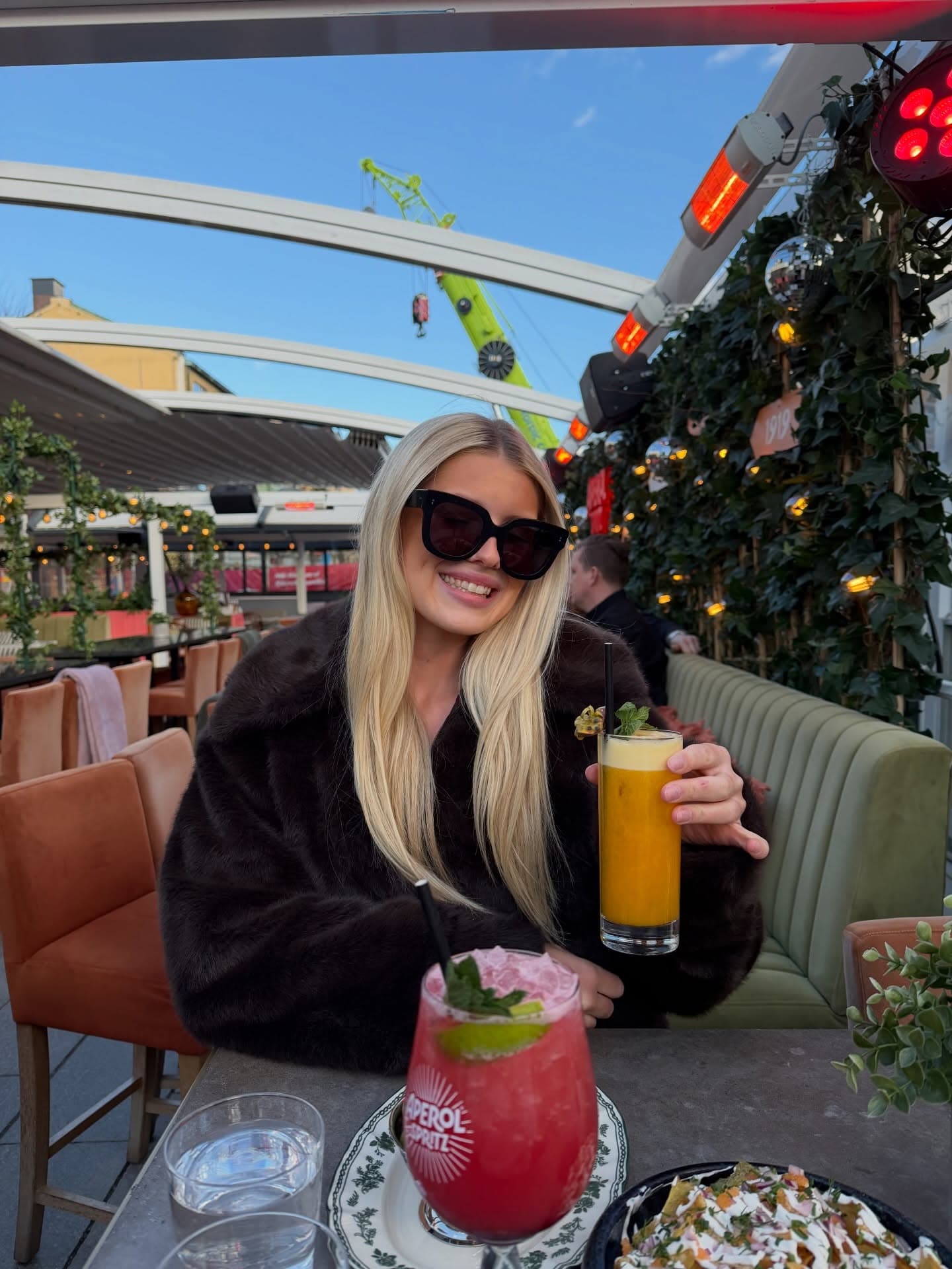 Hanna on a Stockholm rooftop